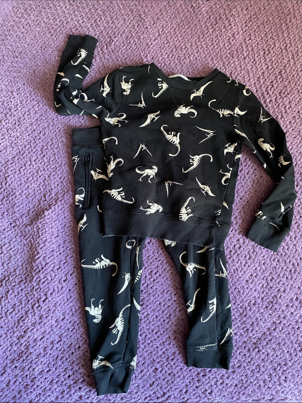 2/$30 H&M Black and White Dinosaur Matching Set